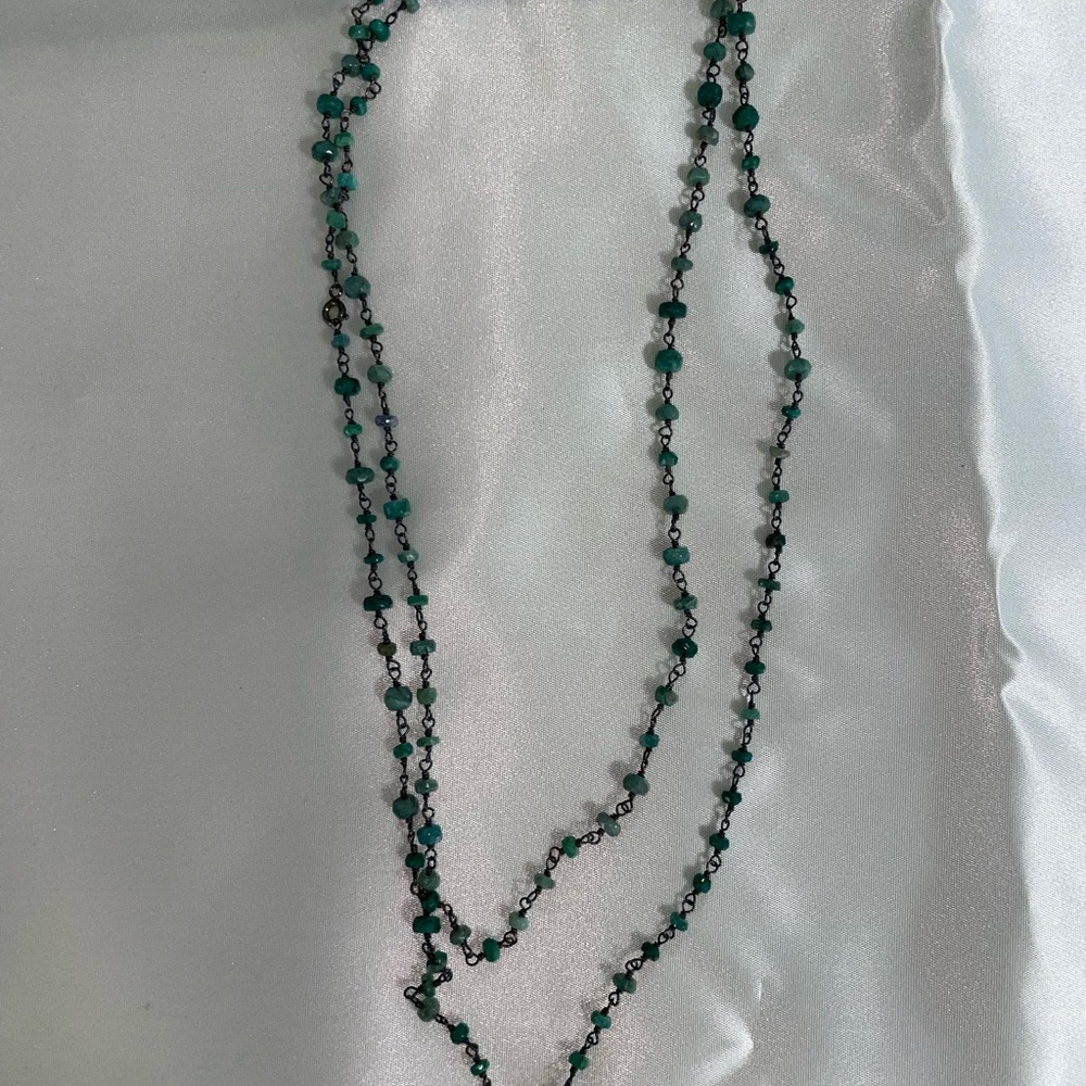 Elegant Green Beaded Necklace